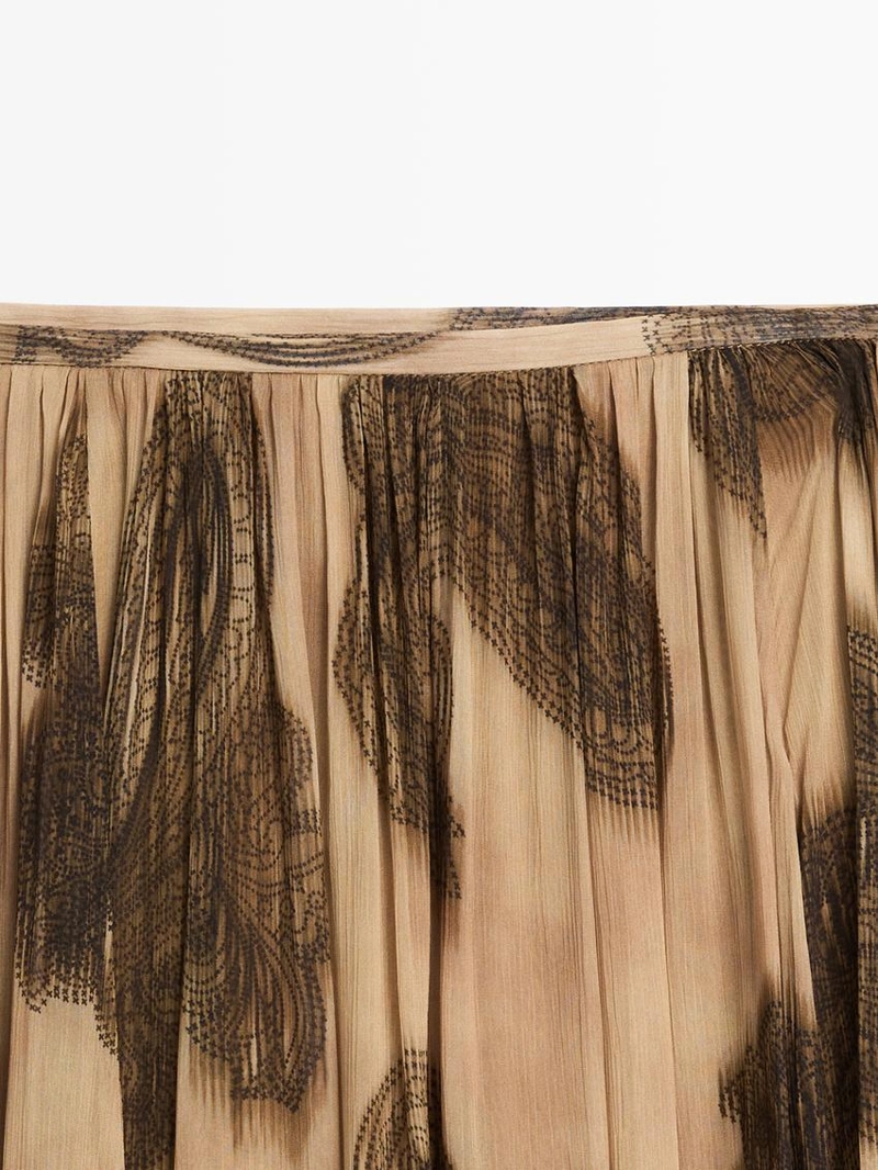 Длинная юбка с пейсли