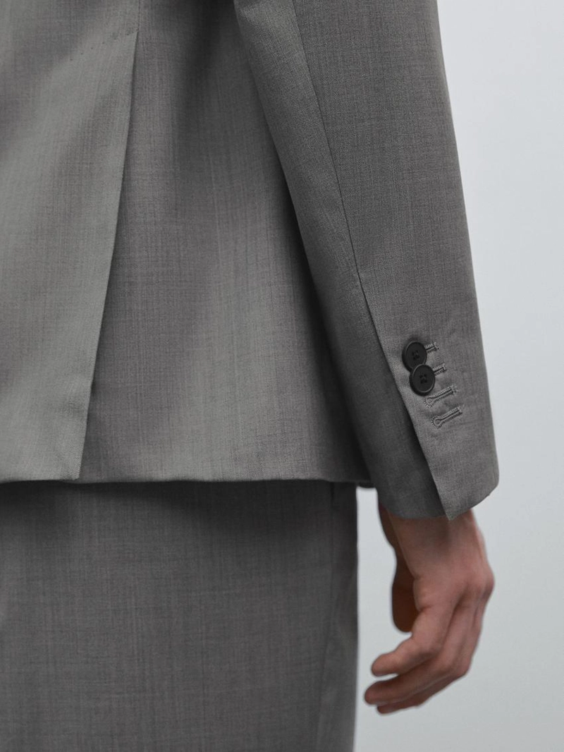 Шерстяной пиджак для костюма