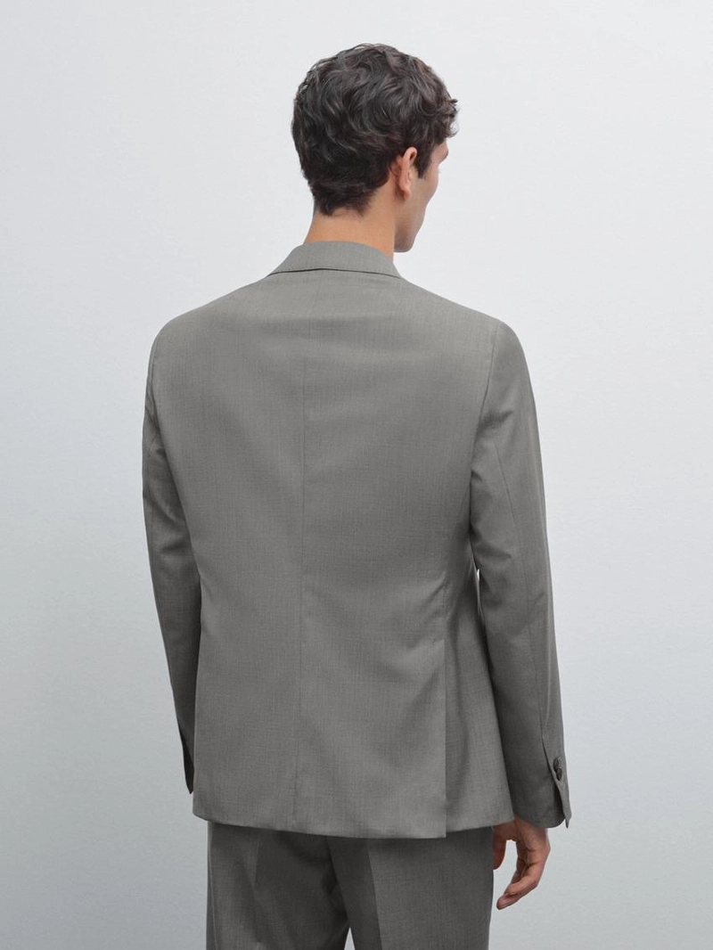 Шерстяной пиджак для костюма