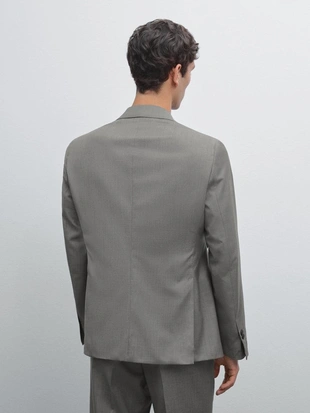 Шерстяной пиджак для костюма- Заказать в России