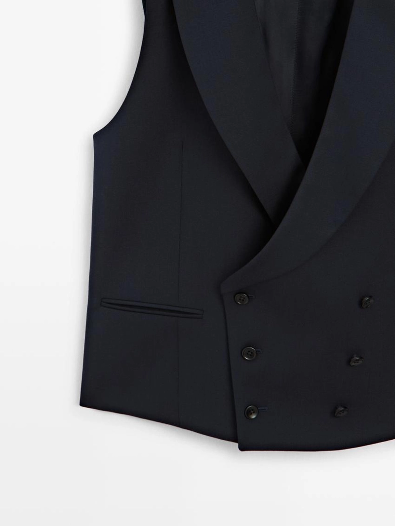 Жилет из шерстяной смеси для костюма