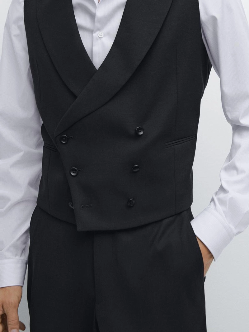 Жилет из шерстяной смеси для костюма