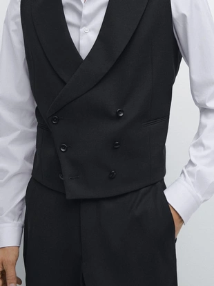 Жилет из шерстяной смеси для костюма- Заказать в России