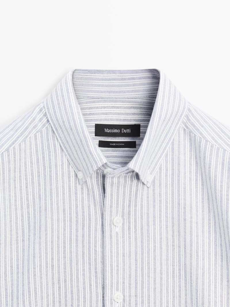 Рубашка с двойной полоской regular fit