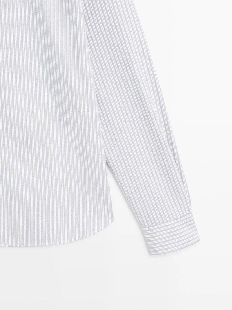 Рубашка с двойной полоской regular fit