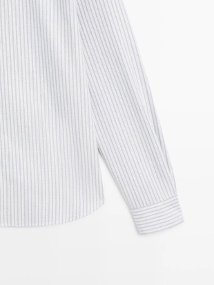 Рубашка с двойной полоской REGULAR FIT- Заказать в России