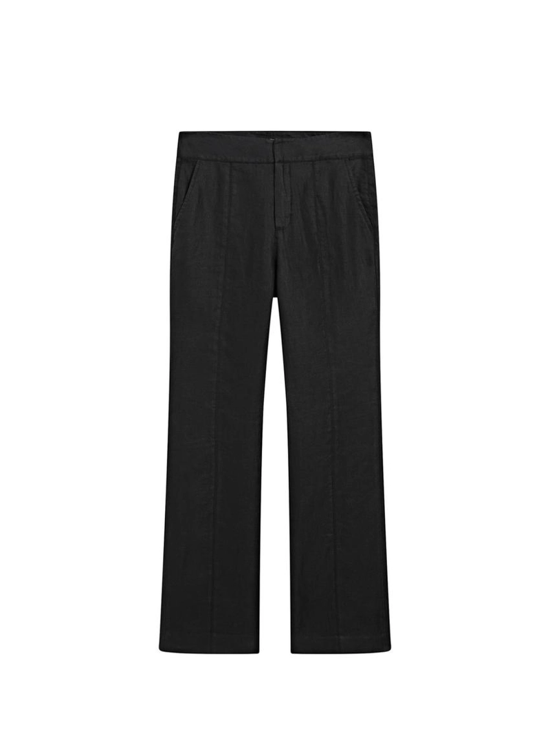 100% льняные брюки прямого кроя