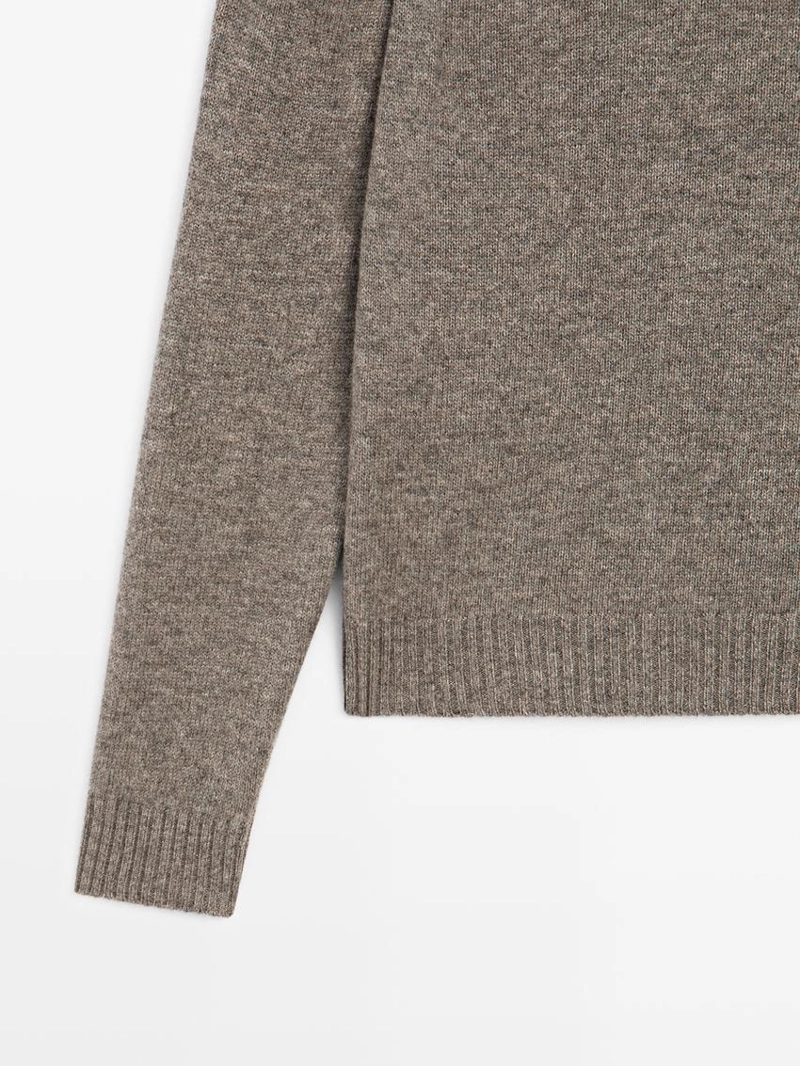 Свитер с круглым вырезом из шерстяной смеси