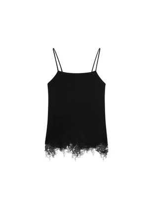 Топ бесплечный с кружевными деталями- Заказать в России