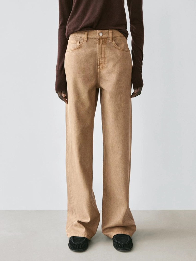 Джинсы свободного покроя