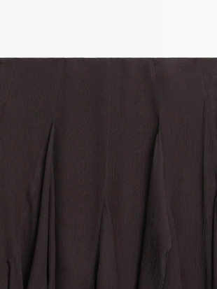 Асимметричная юбка с оборками- Заказать в России