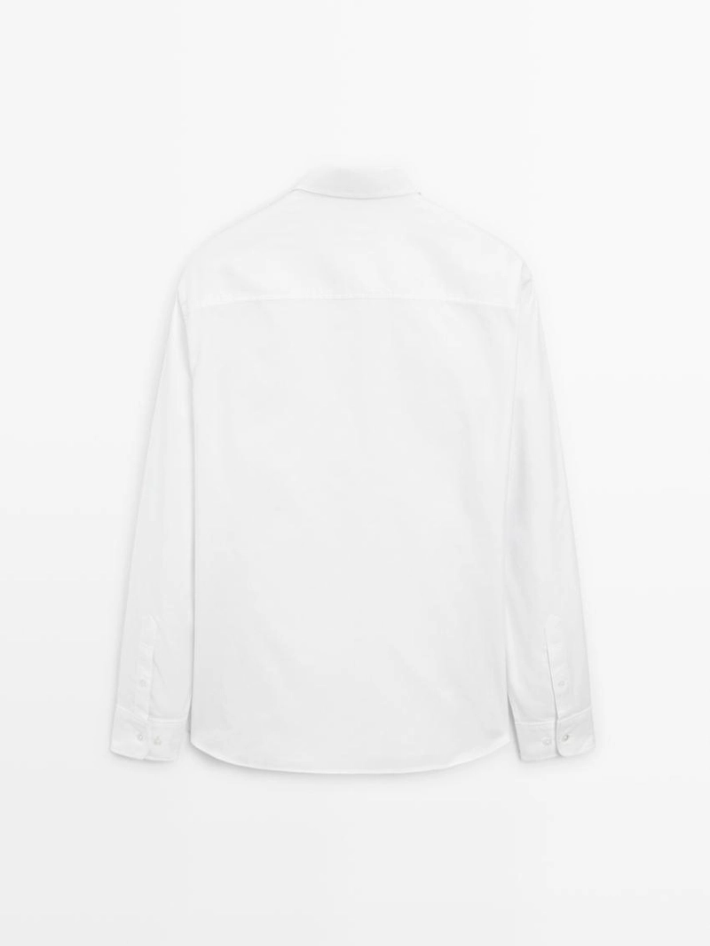 Рубашка regular fit с текстурой