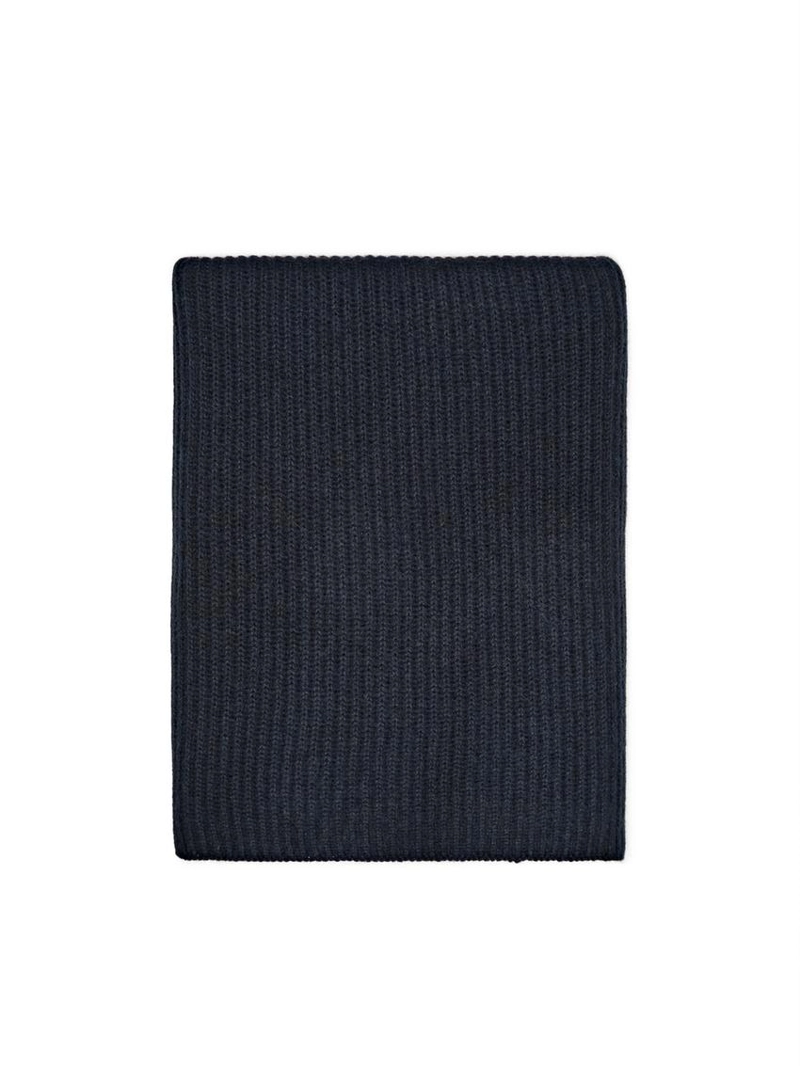 Шарф из 100% кашемира с ребристой фактурой