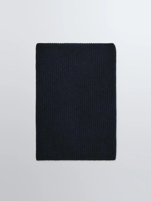 Шарф из 100% кашемира с ребристой фактурой- Заказать в России