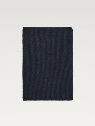 Шарф из 100% кашемира с ребристой фактурой- Заказать в России