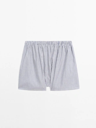 Полосатые боксеры из 100% хлопка- Заказать в России