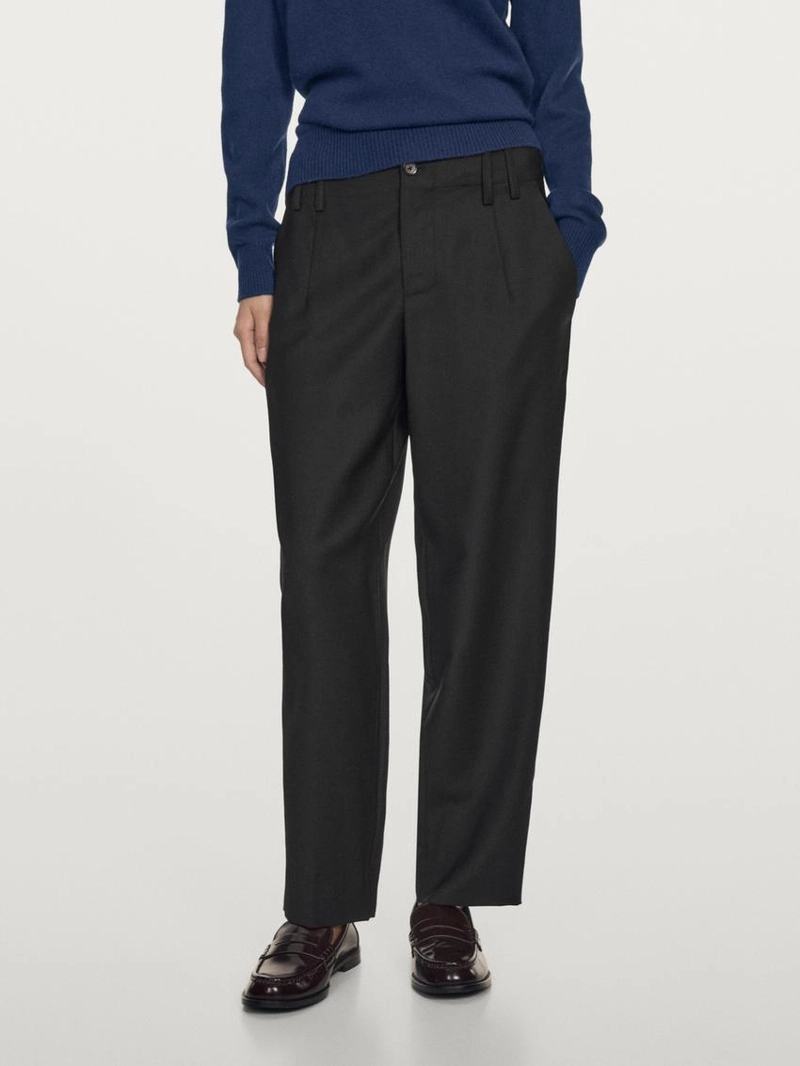 Шерстяные брюки boyfriend