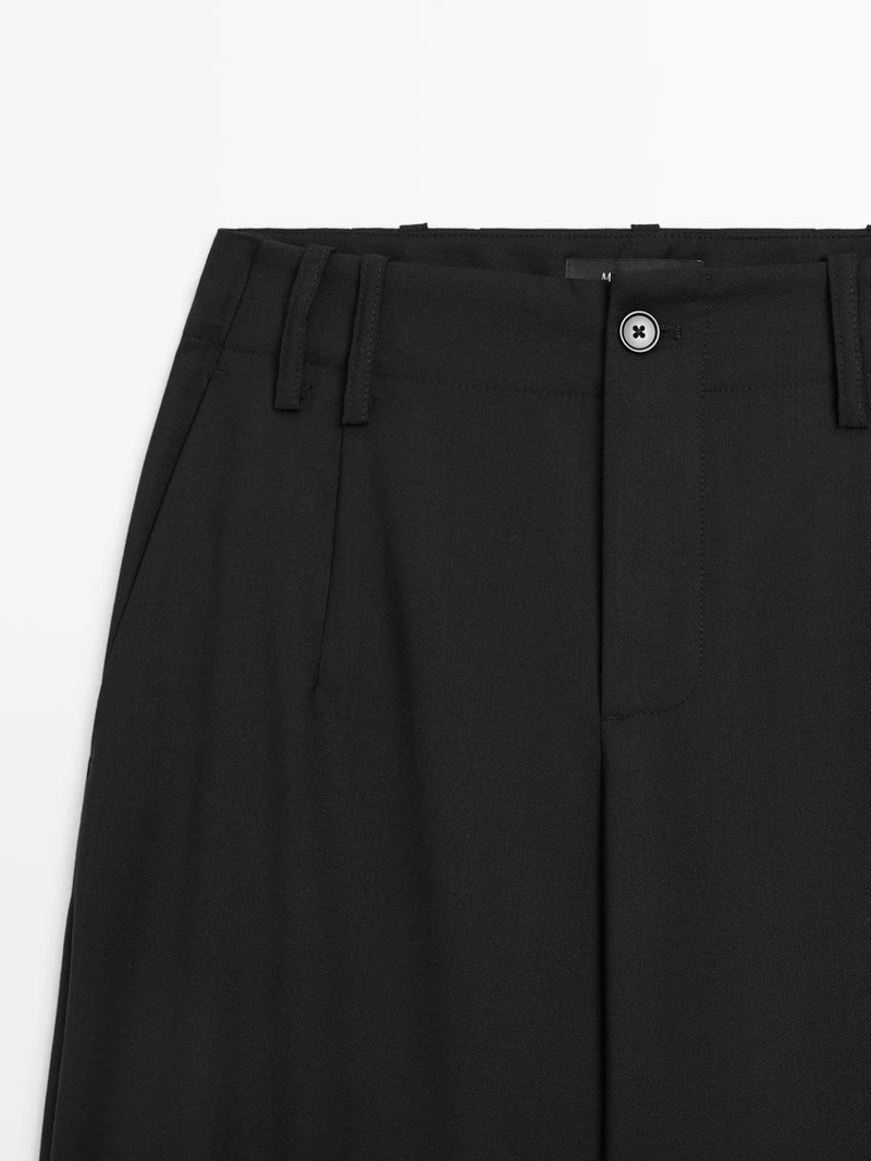 Шерстяные брюки boyfriend