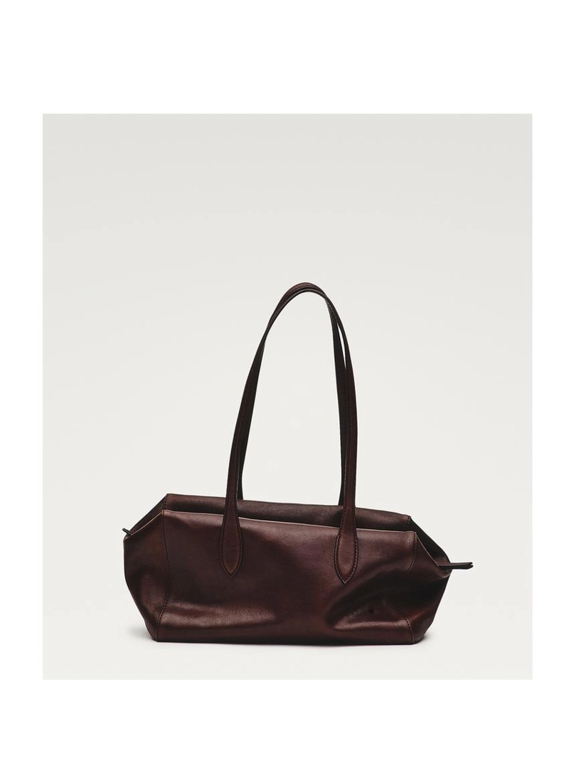 Сумка-барельеф из натуральной кожи