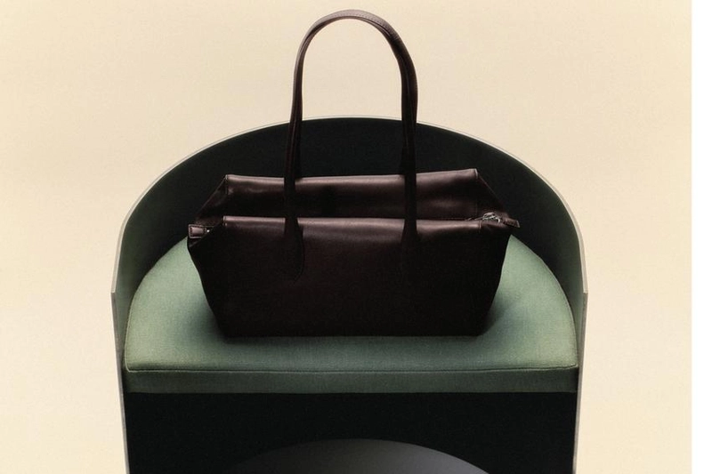 Сумка-барельеф из натуральной кожи