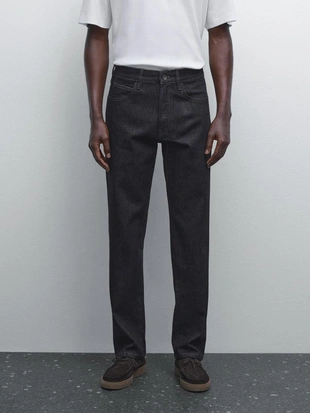 NAVY BLUE | 0301/122/401 - Massimo Dutti Джинсы с зауженным кроем