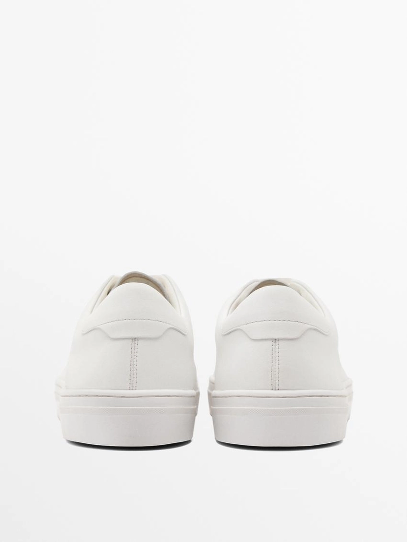 Кроссовки из разделочной замши