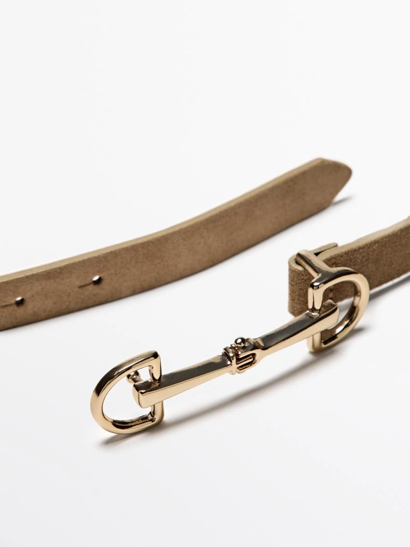 Ремень из замши экипажный