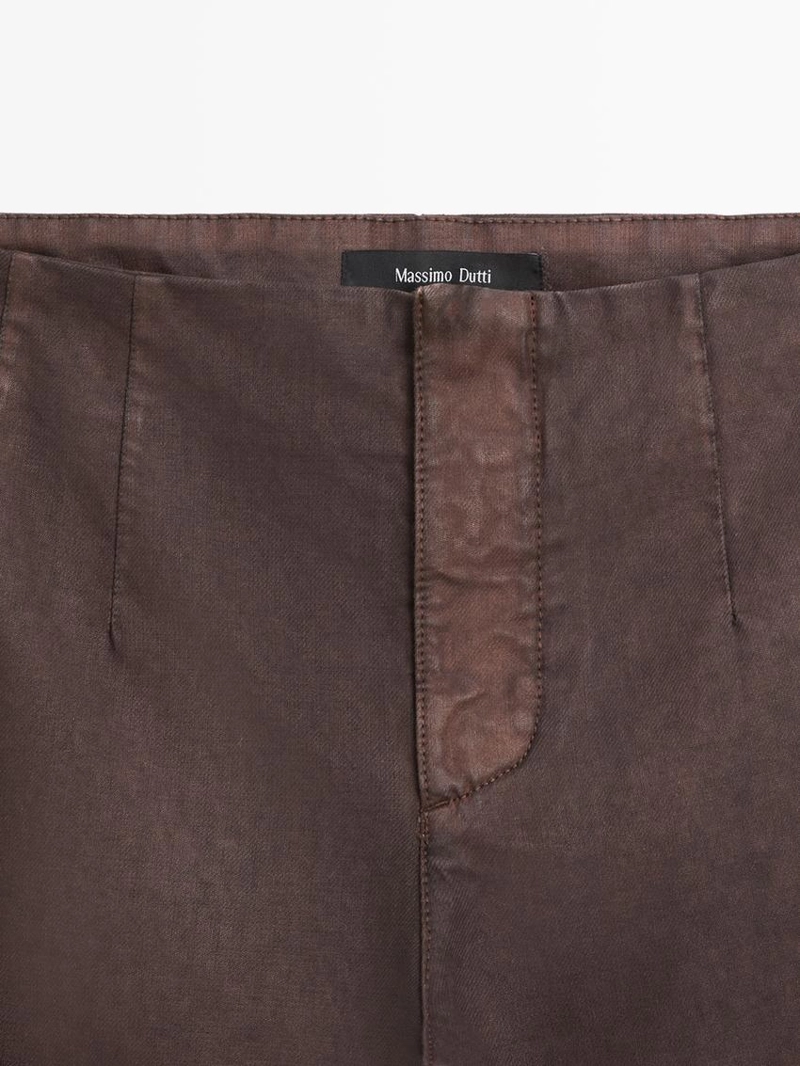 Брюки с расклешенным низом