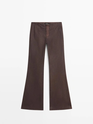 Брюки с расклешенным низом- Заказать в России