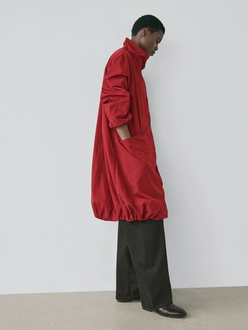 Длинная парка oversize