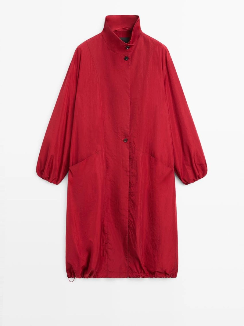 Длинная парка oversize