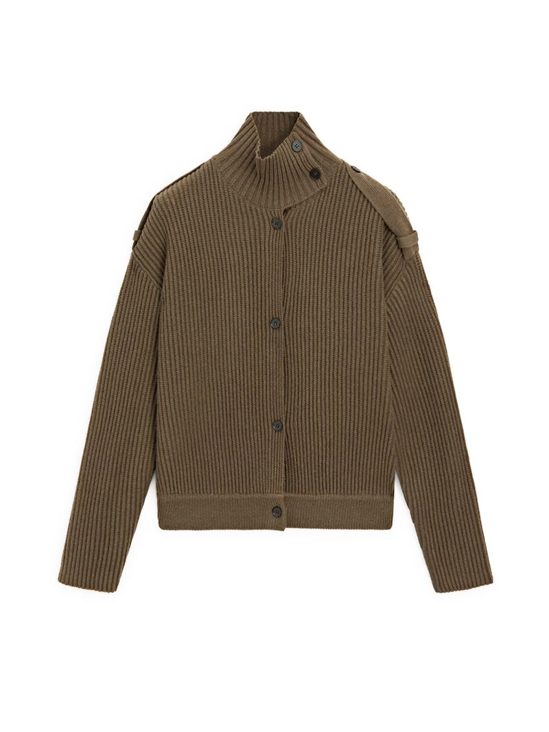 Кардиган из шерсти с деталями на пуговицах