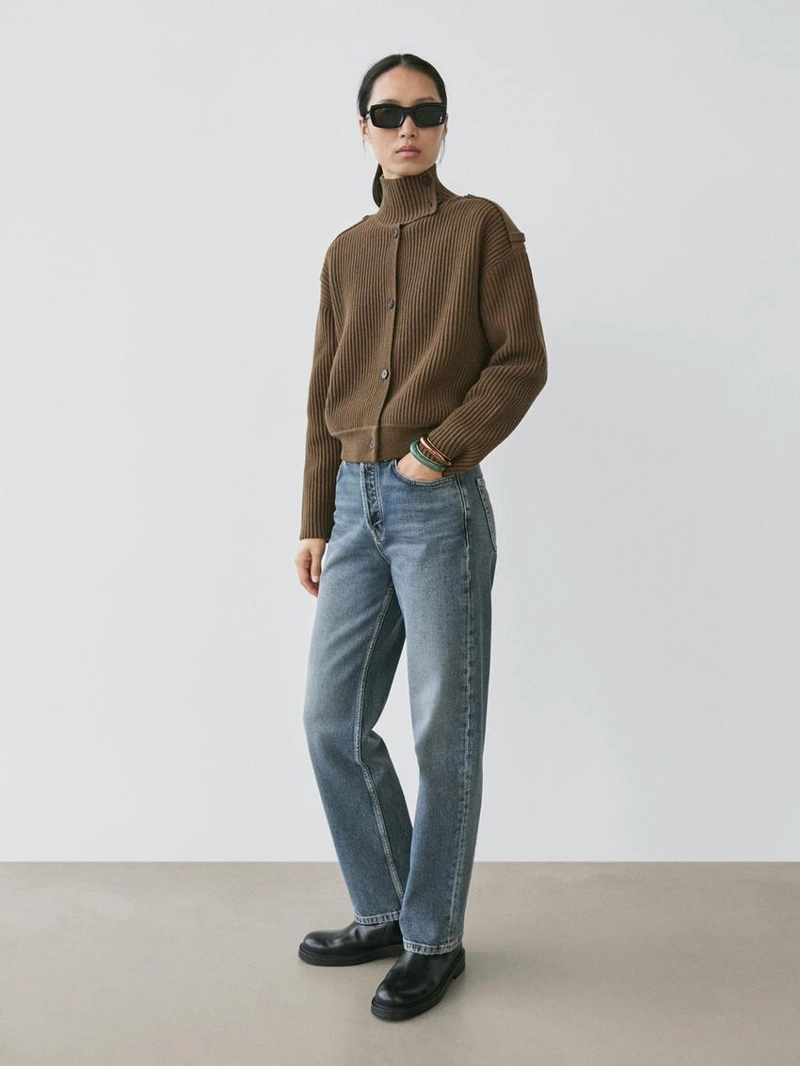 Кардиган из шерсти с деталями на пуговицах