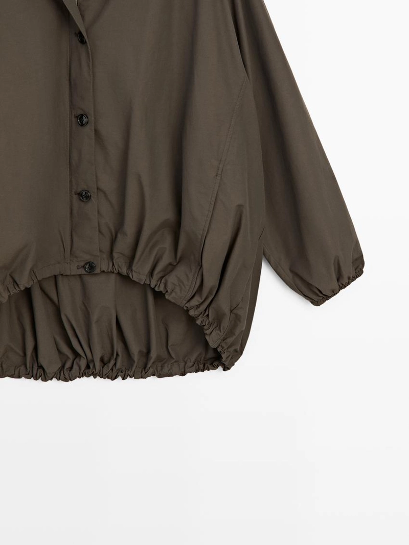 Парка с деталями из пуха