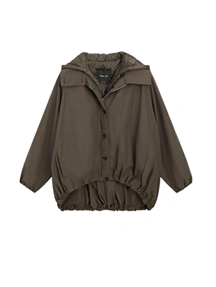 Парка с деталями из пуха- Заказать в России