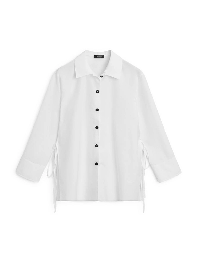 Рубашка с деталями галстука