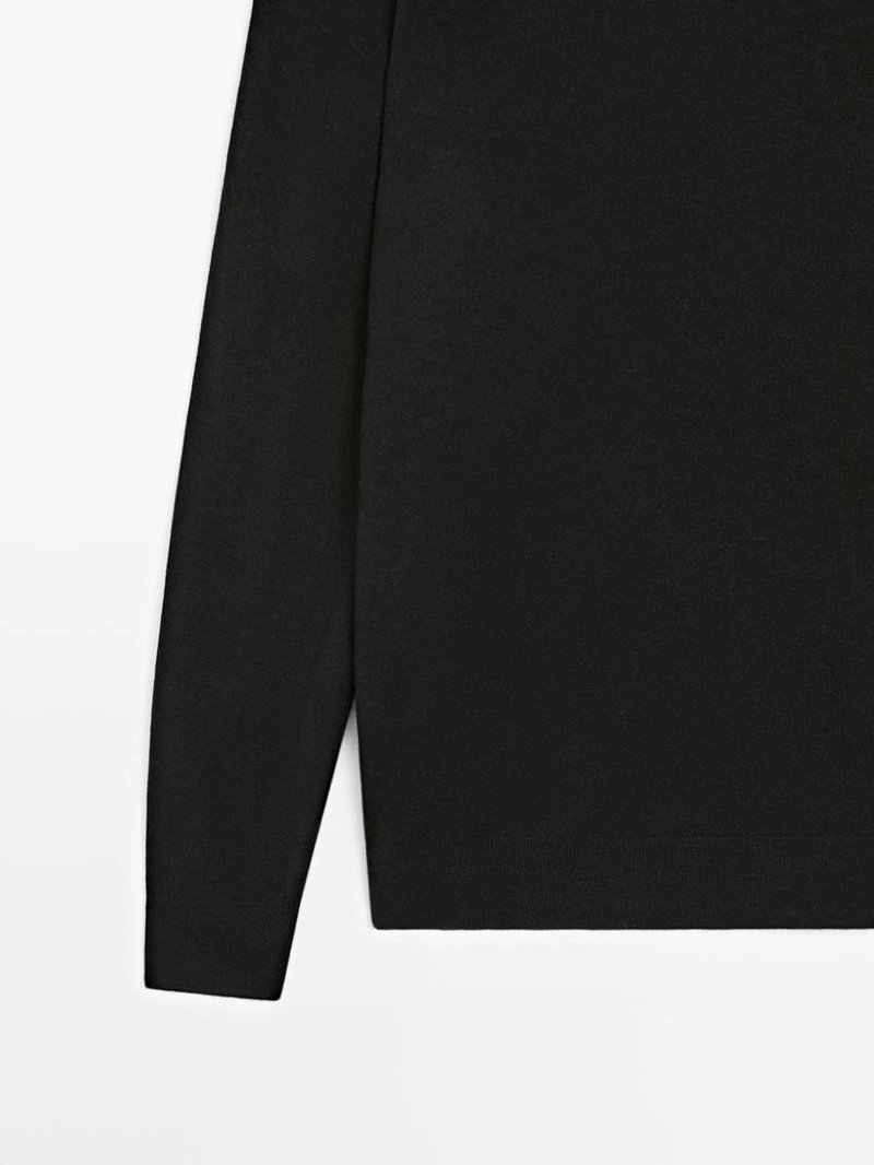 Свитер с крупным трикотажом из шерстяной смеси