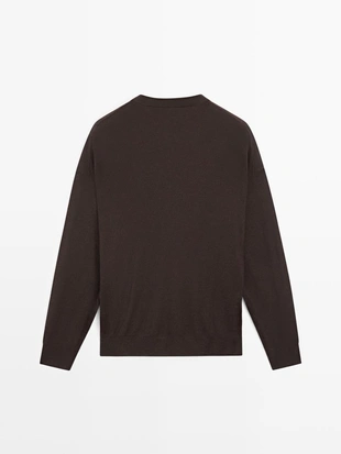 Свитер из шерстяной смеси в стиле оверсайз- Заказать в России