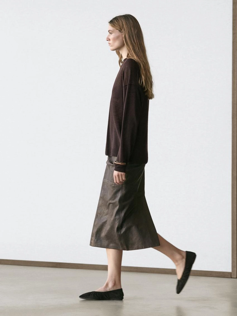 Свитер из шерстяной смеси в стиле оверсайз