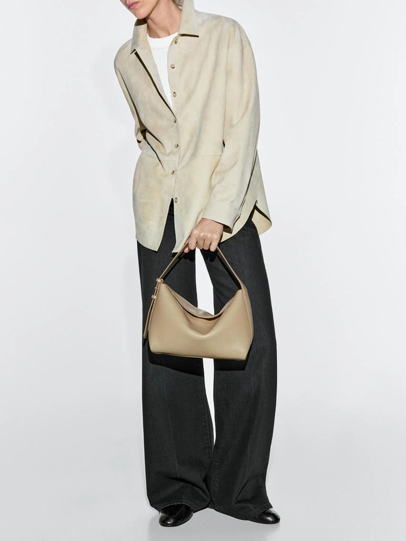 Сумка на плечо из натуральной кожи неппа