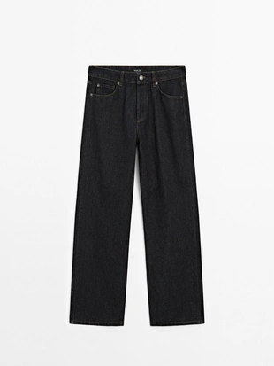 Джинсы свободного кроя средней посадки- Заказать в России