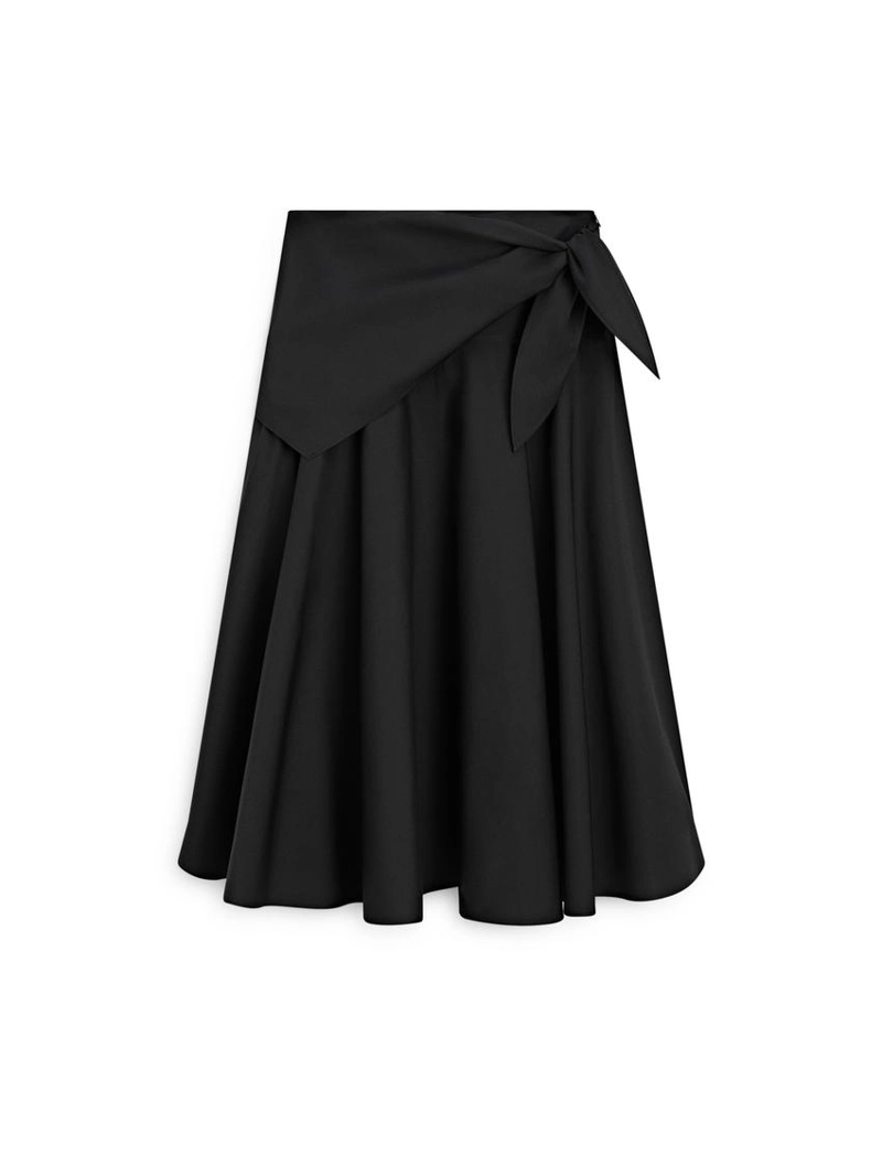 Юбка миди с деталями в виде платка