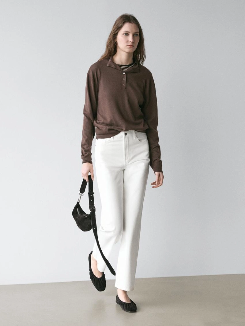 Джинсы прямого кроя