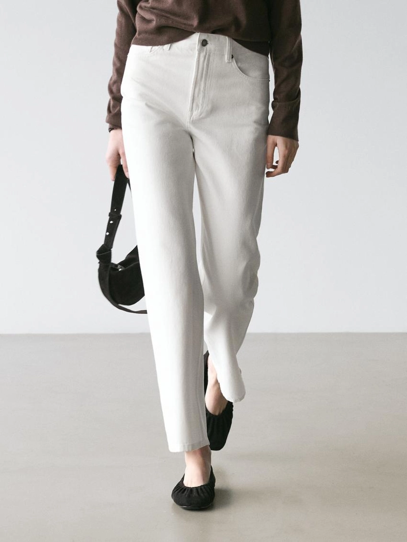 Джинсы прямого кроя