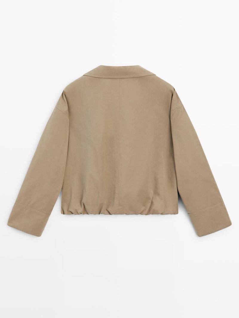 Бомбер с курткой из хлопка