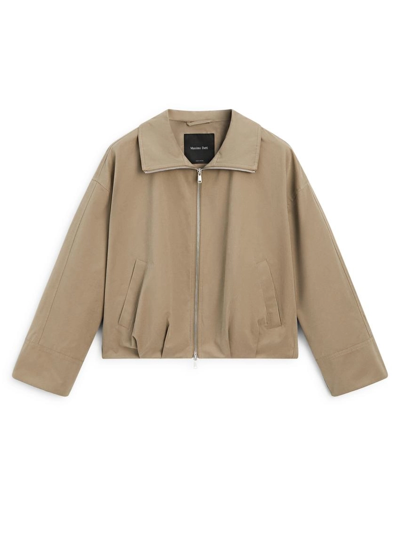 Бомбер с курткой из хлопка