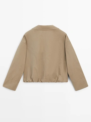 Купить Massimo Dutti Бомбер с курткой из хлопка