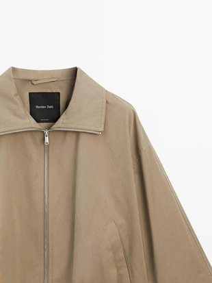 Бомбер с курткой из хлопка- Заказать в России