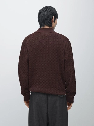 Водолазка из вязаного трикотажа с молнией- Заказать в России