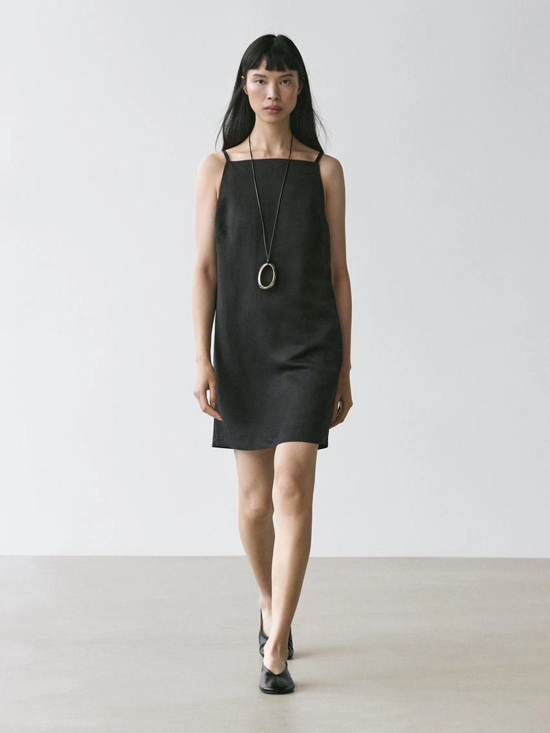 Платье мини с плавной посадкой